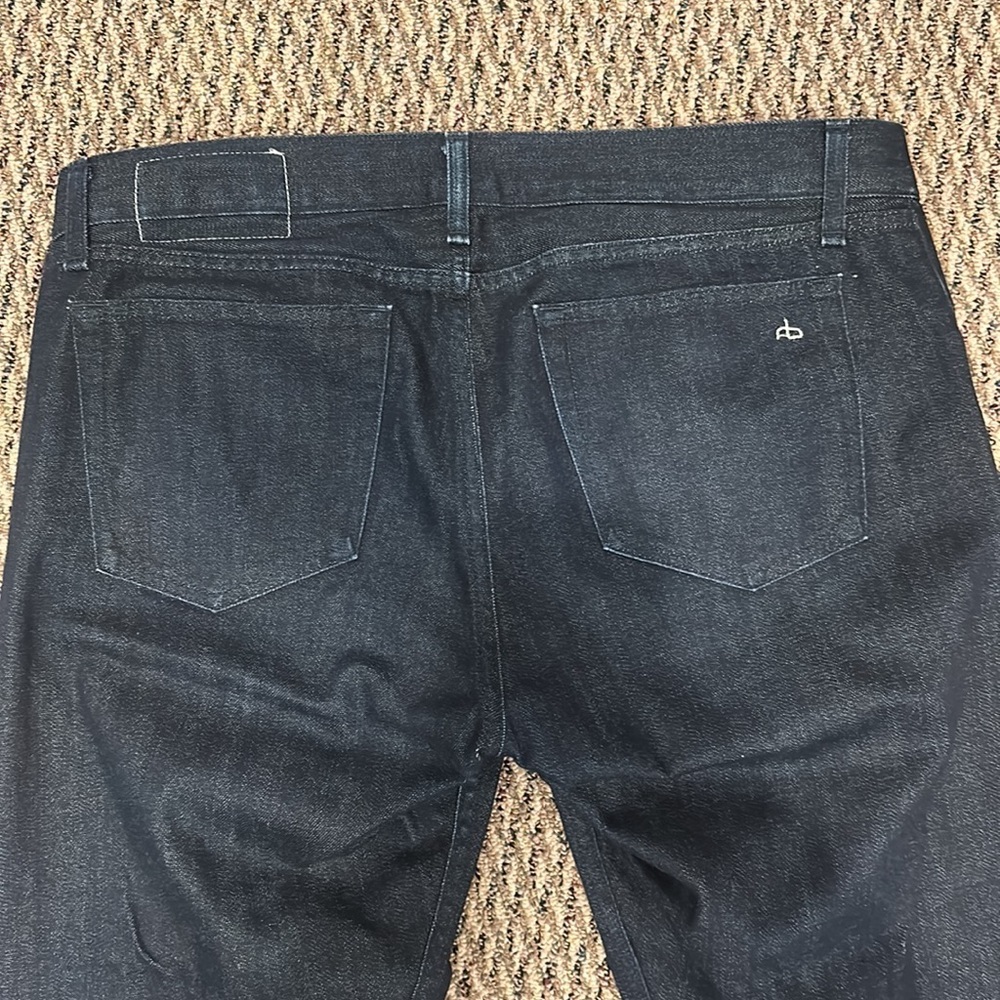 Brand new, never worn dark blue, rag & bone jeans, button up, fly, slim fit 2 - Picture 12 of 12